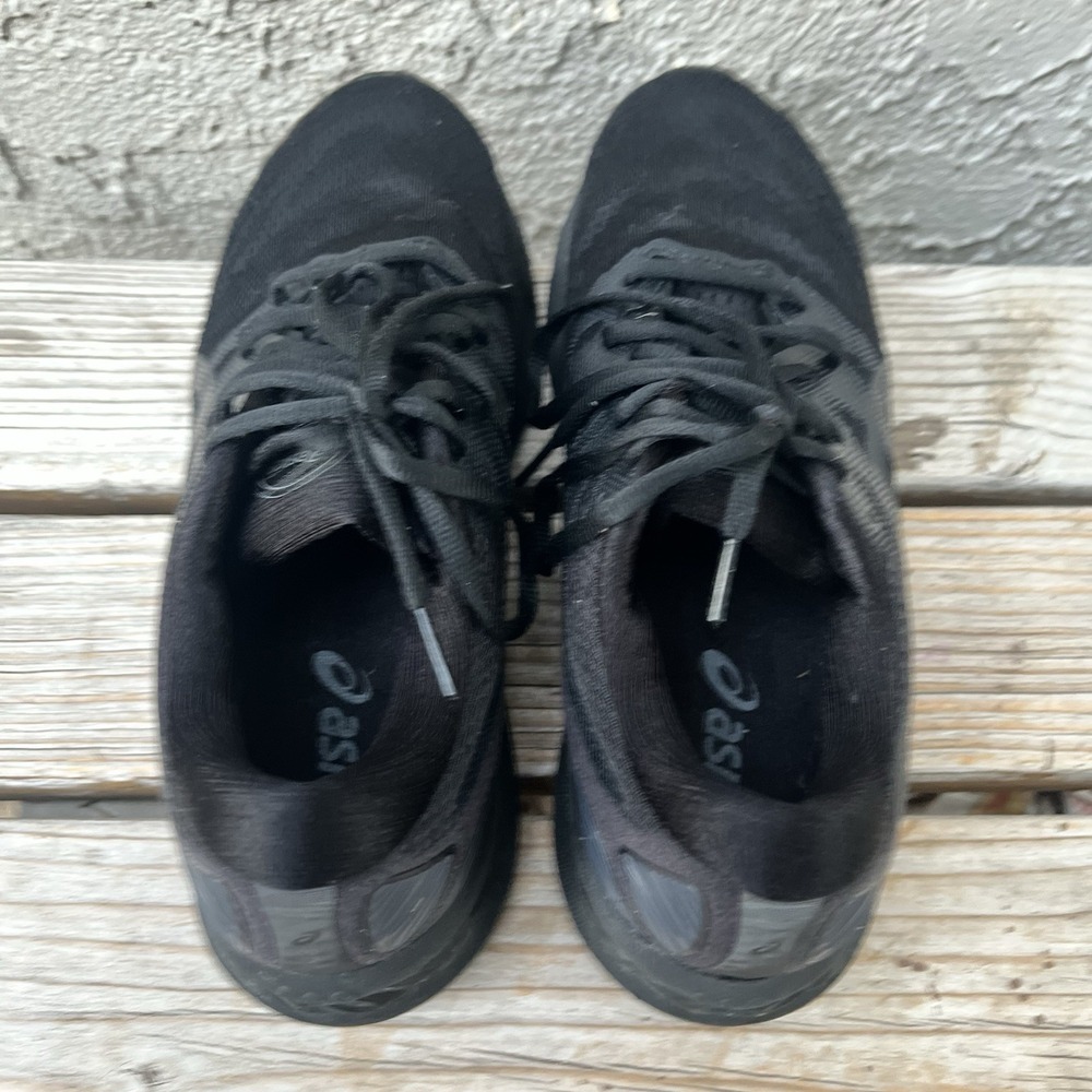 ASICS Shoes Women Size 9 Gel-Nimbus 23 Triple Black Running Comfort Walking - Picture 6 of 10
